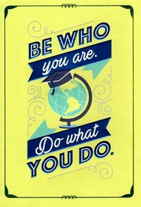 Congratulations Graduate Graduation World Globe Theme Hallmark Greeting Card   - Picture 1 of 3