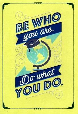 Congratulations Graduate Graduation World Globe Theme Hallmark Greeting Card   - Image 1 of 3