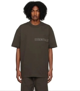 Camiseta negra de manga corta Fear Of God Essentials - Imagen 1 de 5