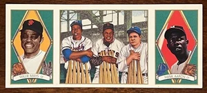 1993 Upper Deck All-Time Heroes #150 Willie Mays Hank Aaron - Picture 1 of 2