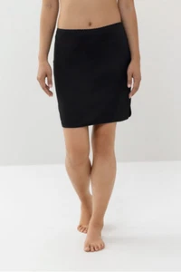 Ladies Black Supersoft Underskirt Short Slip Length 17" Invisible Antistatic - Picture 1 of 4