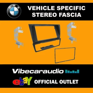 BMW 3 Series 2005-2012 Double Din Stereo Fascia Panel Adaptor CT23BM04 - Picture 1 of 1