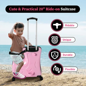 Maleta de viaje portátil para niños con trolley para niños y niñas - Imagen 1 de 16