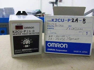 OMRON   K2CU-P2A-B   HEATER FAULT DETECTOR - Image 1 of 4