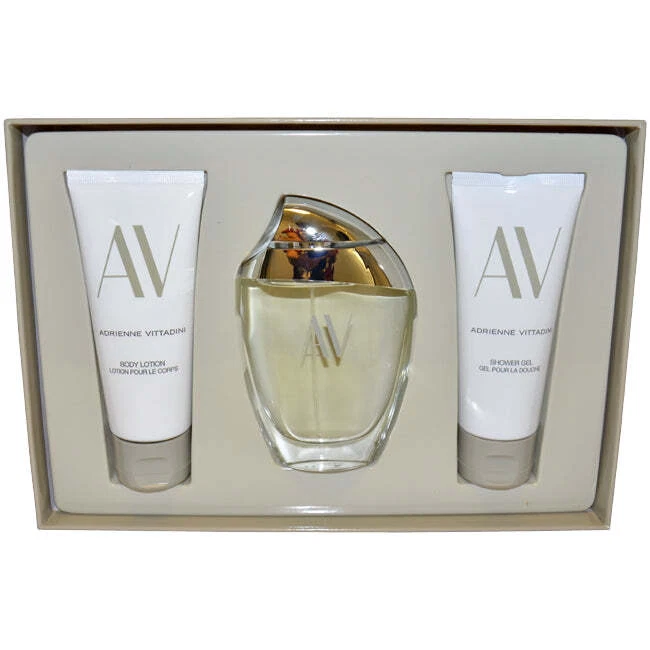 AV por Adrienne Vittadini para mujer - Juego de regalo de 3 piezas 3 oz eau de parfum spray, cuerpo de 3,3 oz... Foto 1 de 1