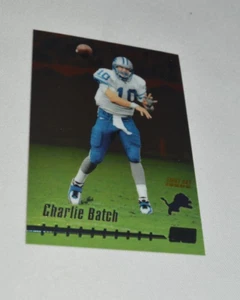 1999 TOPPS STADIUM CLUB CHROME - CHARLIE BATCH QB DETROIT LIONS #63 FIRST DAY - Picture 1 of 5