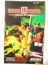 78988 Instruction Booklet - Eighteen Wheeler - Sony PS2 Playstation 2 (2001) SLE