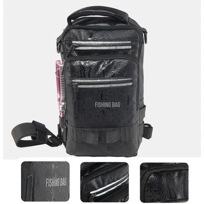 Angeln Sling Tackle Rucksack mit wasserdichtem Material für alle Bedingungen - Bild 1 von 4