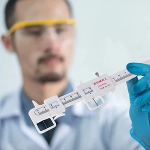 Pupille Entfernungsmesser Kunststoff Optisches Lineal Messen Pd Auge Werkzeug - Bild 1 von 12