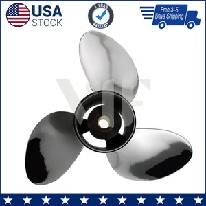 14 x 25 Stainless Boat Propeller For Volvo Penta SX Sterndrives 19Tooth RH - Picture 1 of 5