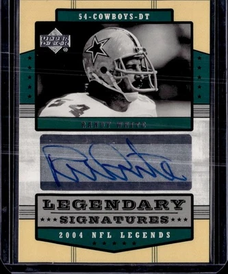 2004 Upper Deck NFL Legends Auto Randy White  - Image 1 of 2