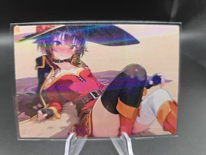 Megumin Konosuba Anime Waifu Card Doujin ACG Goddess Holo - Picture 1 of 4