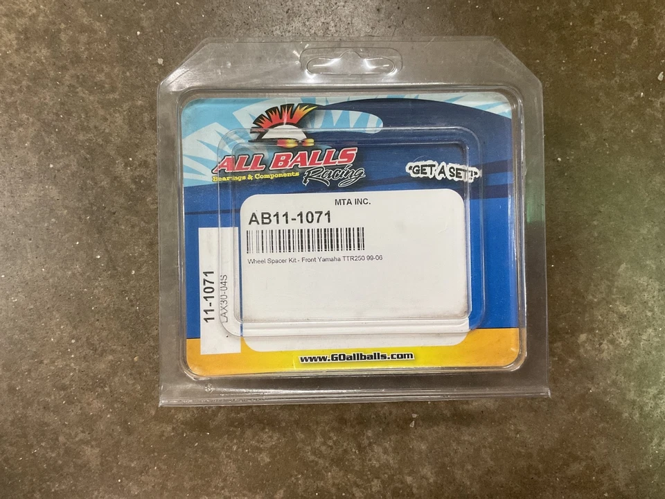 Nuevo kit espaciador de rueda de carreras All Balls 11-1071 para Yamaha TTR250 99-06 Foto 1 de 1