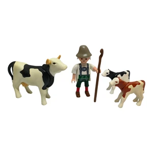sympa berger et vache   Playmobil ( ferme , animaux   ) 2950 - Picture 1 of 1