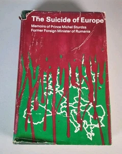 Der Selbstmord Europas Hardcover signiert von Prinz Michel Sturdza 1968 Schutzumschlag - Bild 1 von 17
