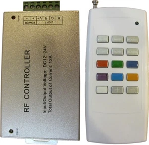 12V / 24V LED Flex Strip RF Remote Control Color Changer with Dimming - Picture 1 of 4
