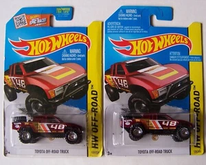 Hot Wheels Super Treasure Hunt 2015 #120 Toyota Off-Road Truck Lot of 2 | 011 - Picture 1 of 1