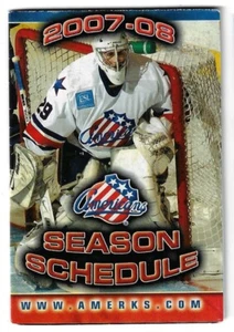2007-08 Rochester Americans AHL Hockey Schedule !!! Many Sponsors - Picture 1 of 1