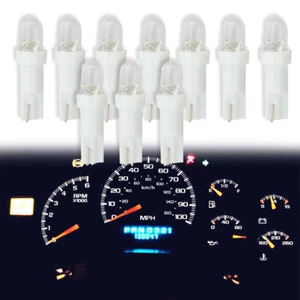 10x T5 In-Car Instrument Cluster Panel Gauge Dash LED Bulbs Light 74 70 37 2721 - Picture 1 of 12
