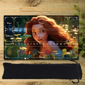 Playmat Suitable for Lorcana TCG, includes Storage Bag, 24 x 14 inches No40 - Picture 1 of 1
