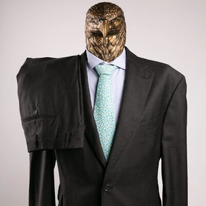 NWT $3150 PATRICK HELLMANN Pure Wool Suit Dark Gray 44US/54IT LONG - Picture 1 of 23