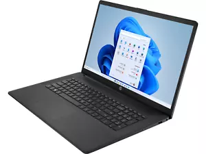 HP 17t-cn2003ca 17 PC Portatile Nero 17.3" 1080P i5 12GB 512G SSD Chiave Retroilluminata W11 - Foto 1 di 6