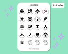 Pokemon TCG Set Sticker Labels
