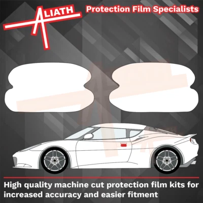 Se adapta a tazas de manija de puerta Lotus Évora CLARO protector contra arañazos virutas película de protección de pintura - Imagen 1 de 3