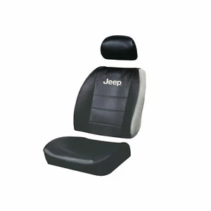 Nueva funda de asiento de vinilo Jeep lateral menos diseño de 3 piezas con licencia individual - Imagen 1 de 2