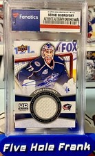 2019-20 Upper Deck Buyback Sergei Bobrovsky 2015 UD Game Jersey Auto 1/2