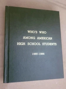 Who's Who among American High School Students, 1985-1986 Vol 2 (1986, Hardcover) - Imagen 1 de 9