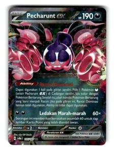 Pokemon Festival Terastal EX Prismatic Evolutions Pecharunt ex 105/187 - Picture 1 of 4