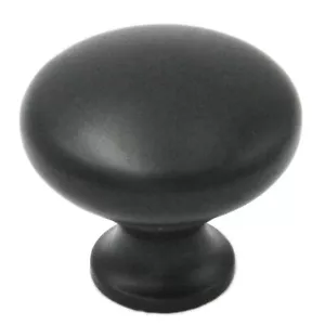 Oil Rubbed Bronze Solid Brass 1 1/4" Cabinet Knob BK13-10B - Picture 1 of 7