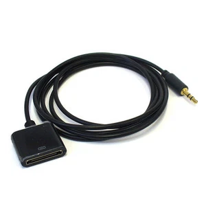 Bose Sounddock AUX Input Converter Adapter Cable ipod iphone Amazon Echo - BLACK - Afbeelding 1 van 1