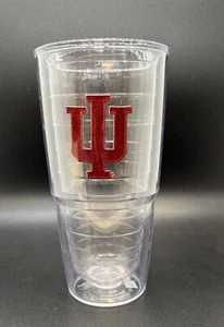Vaso Indiana Hoosiers IU NCAA TERVIS frío/caliente 24 oz ¡garantía de por vida! Usado en excelente estado - Imagen 1 de 3