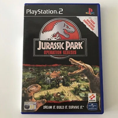 Jurassic Park Operation Genesis Black Label PS2 PlayStation 2 PAL Complete VGC - Image 1 of 4