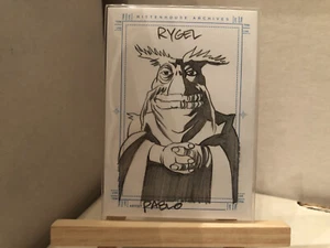 Farscape SketchaFEX Card Rygel by Pablo (Season 3, 2002) Mint Condition - Picture 1 of 2