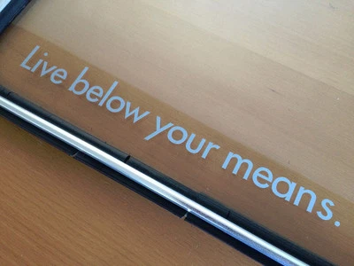 Vintage VW Ad Headline decals; retro volkswagen advertisement sticker Beetle bus - Image 1 of 4