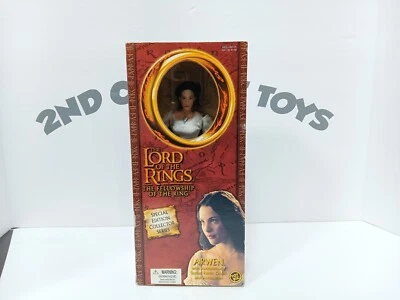 El Señor de los Anillos ARWEN 12" Muñeca Blanco Vestido Figura de Acción Toy Biz RARO Foto 1 de 4