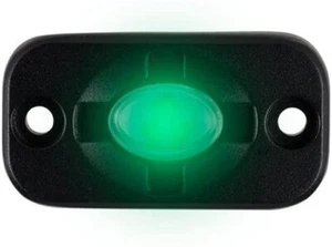 Heise HE-TL1G 1.5" x 3" Auxiliary LED Accent Lighting Pod - Green - Picture 1 of 1