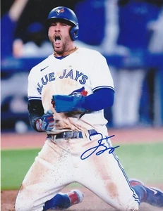 GEORGE SPRINGER  TORONTO BLUE JAYS  ACTION SIGNED 8x10 - Picture 1 of 1