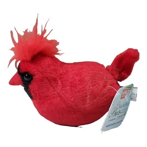 NORTHERN CARDINAL Audubon REAL BIRD CALL WILD REPUBLIC PLUSH STUFFED ANIMAL NEW - Picture 1 of 6
