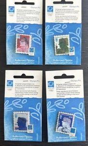 ATHENS 2004 OLYMPIC GAMES set of 4 pins by Alekos fassianos fasianos painter - Picture 1 of 8