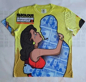 Fabolous Summertime Shootout 3 sublimiertes T-Shirt Brooklyn Hip Hop Loso - Bild 1 von 3