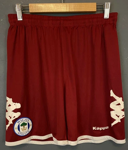 MENS KAPPA FC WIGAN ATHLETIC 2015/2016 SHORTS PANTALONES FOOTBALL SOCCER SIZE XL Cover