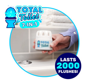TOTAL TOILET FLUSH 2000 7-in-1 Deep-Cleaning Action Loo Cistern Freshener