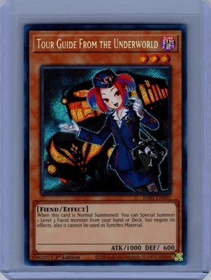 游戏王 #RA01-EN005 地下世界导游(秘密罕见)近乎完好 — 第 1/2 张图片