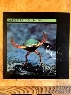 Vangelis- Soil Festivities (Record, 1984) OG Vinyl LP Synth FFO Blade Runner - Image 1 of 2