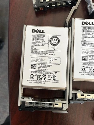 VCWFG Dell 1.92TB SAS 12Gb/s Read Intensive 2.5'' SSD 0VCWFG HUSMR1619ASS204 - Image 1 of 3