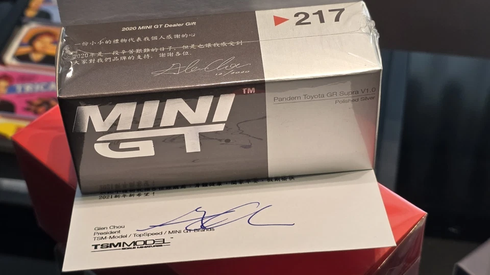 1:64 MINIGT #217 - PANDEM TOYOTA GR SUPRA V1.0 - 2020 MINI GT Dealer Gift - Immagine 1 di 4